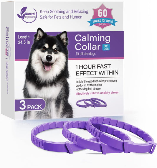 Calming Collar for Dogs (Triple Pack - 4 months supply)
