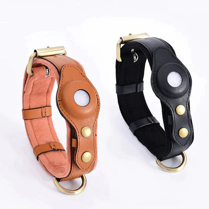 Leather Air Tag Collar